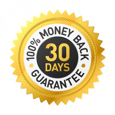 Money back policy badge